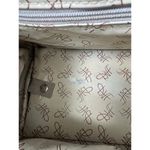 Diane Von Furstenberg Vintage DVF Travel Makeup Train Case Duffel Bag Brown Monogram Tapestry Lock Photo 9