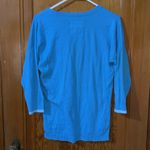 Hollister Bright Blue Cardigan Sweater Sz Large Photo 3