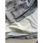 Romwe Floral Midi Slip Skirt Soft Lavender grey/silver Cottagecore Romantic Sz Medium Photo 6