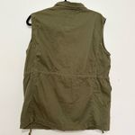 Current/Elliott CURRENT ELLIOT Womens Size 1 The Leisure Zip Vest Gilet Military Green Utility Photo 4