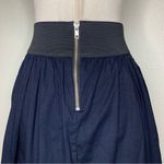 Necessary Objects Necessary Object Navy Blue Wide Waist Skirt Photo 7