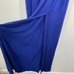 ASOS  Blue Surplice V-Neck Short Cap Sleeve Maxi Dress Women's Size 6 Photo 5