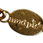 Mud Pie Gold Tone Charm Necklace Crown Key Fleur-de-Lis Purple Crystal Photo 5