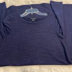 Hilary Radley  3/4 sleeve dress size S length 34” bust 30/32” navy blue color Photo 8