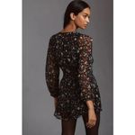 Anthropologie The Long Sleeve Somerset Romper Black Printed Size S. NEW Photo 1