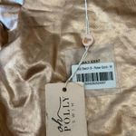 Oh Polly NWT  Swim Gold Metallic Wrap Cover Skirt M Photo 8