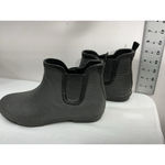 Womans Cougar Pull On Ankle Rain Boots 11 Black Rubber Stretch Photo 3