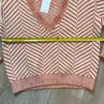 FRNCH  Paris Women’s Pink Chenille V-neck Long Sleeve Sweater Size Small NWT Photo 7