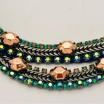 Stella & Dot  Retired Rose Gold + Hematite Mercury Statement Necklace Photo 9