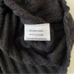 Eileen Fisher Sweater 100% Merino Wool Turtleneck Dark Gray Italian Yarn Size M Photo 2