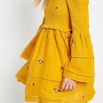 Free People  Counting Daisies Off-the-Shoulder Embroidered Dress Photo 1