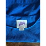 YITTY  Royal Blue Mesh Short Sleeve Crop Top Photo 4