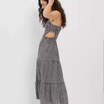 American Eagle NWOT Smocked Midi Dress Gingham Size Small Photo 2