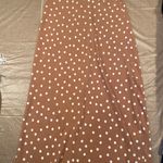 Primark Brown Polka Dotted Maxi Skirt Photo 0