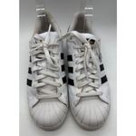 Adidas Womens  Superstar‎ White Black Classic Shell Toe Shoe / FV3284 / Size 9.5 Photo 7