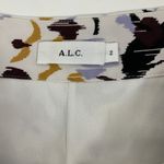 ALC Frank ALC Designer Mini Skirt 2 Flare Abstract Print‎ Side Zip Resortwear Trendy Photo 4