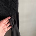 Talbots RSVP by Black Lace Bodice Jumpsuit Wide Leg Sleeveless 2P Photo 5