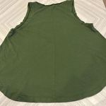 Bobi  Women’s Green Curved Botton Tank Top - Size L Photo 6