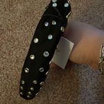 Kate & Mallory  Black Headband with Gold Accents Photo 3