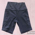 Biker Shorts With Pockets Blue Photo 0