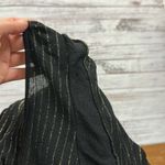 ZARA knit drop waist metallic stripe dress size small Photo 4