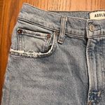 AGOLDE  Merrel High-Rise Raw Hem Low Stretch Straight Denim Jeans Size 26‎ Photo 9