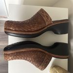 Ecco  Brown Mules Braided Leather Clogs 41 Casual Boho style  Photo 7