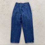Vintage 90s French Dressing high rise pleated v yoke front mom jeans Blue Size 28 Photo 3
