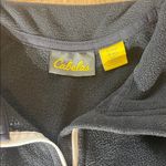 Cabela's  Sweater Womens Large Black Fleece Zip Hunting Sweatshirt Jacket Midlayer Photo 1