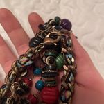 ALDO Signed Long Multi Color Costume Necklace Tassel - Adjustable Length Photo 11