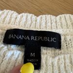 Banana Republic sleeveless cable knit sweater beach white size medium Photo 1