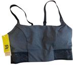 All In Motion  NWT light support long line convertible wire XS black gray Photo 4