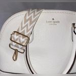 Kate Spade Carli McCall Street White Dome Satchel/Crossbody Tassel Leather Photo 11