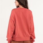 Hurley  DNA Womens Oversized Crewneck Sweatshirt mineral red size medium Photo 1