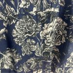 Adam Lippes  front tie button down floral cropped top USA size XS mother of pearl Photo 8