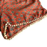 About A Girl X-LARGE Boho Pom Pom Elastic Waist Comfy Patterned Shorts Photo 7