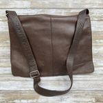 Mori Luggage Leather Messenger Bag Briefcase Brown Large Pockets Career Travel Photo 0