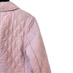 Burberry  Women's Medium Light Pink Quilted Nylon Jacket Classic Nova Check Plaid Photo 5