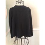 Bershka  M Black Waterfall Open Cardigan Jumper Sweater Medium Tassles Photo 3