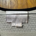 Gal Meets Glam  Heidi Long Sleeve Knit Sweater Pullover Midi Dress Lace Black XL Photo 8