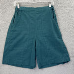 Free People  On Repeat Linen Shorts 8" Bermuda Beach Boho Relaxed Fit Women's XS Photo 0