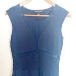 Victoria's Secret  Y2K Navy Blue Mini Peplum Mesh Tank Dress Photo 1
