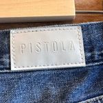 Pistola Presley Destroyed Distressed High Rise Relaxed Blue Jeans Size 25 Photo 2