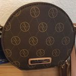 Adrienne Vittadini chocolate clam crossbody bag Photo 1