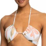 Roxy NWT Pt Beach Classics Floral-Print Halter Bikini Top L Photo 2