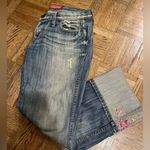 Guess  Jeans Distressed Denim Embroidered Hem Photo 1