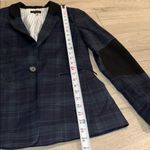 1. State $255  Women's Blue Wild One Panel Plaid One-Button Jacket Blazer Size 6 Photo 13
