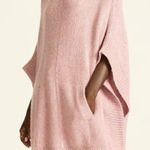 J.Crew  Relaxed Turtleneck Poncho Heathered Wysteria Photo 0