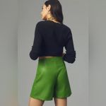 BEATRICE Italia Genuine Leather Shorts – Kelly Green | Size 8 (L) | NWT Photo 5