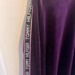 Tommy Hilfiger Velvet Long-Sleeve Purple Dress Size XL With Signature Sleeves Photo 1